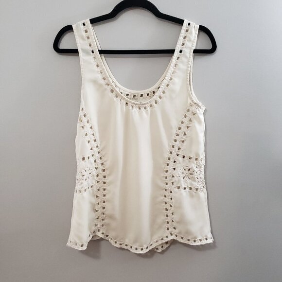 Temperance Aritzia Beaded Cami Shell Sz XS - Picture 3 of 6